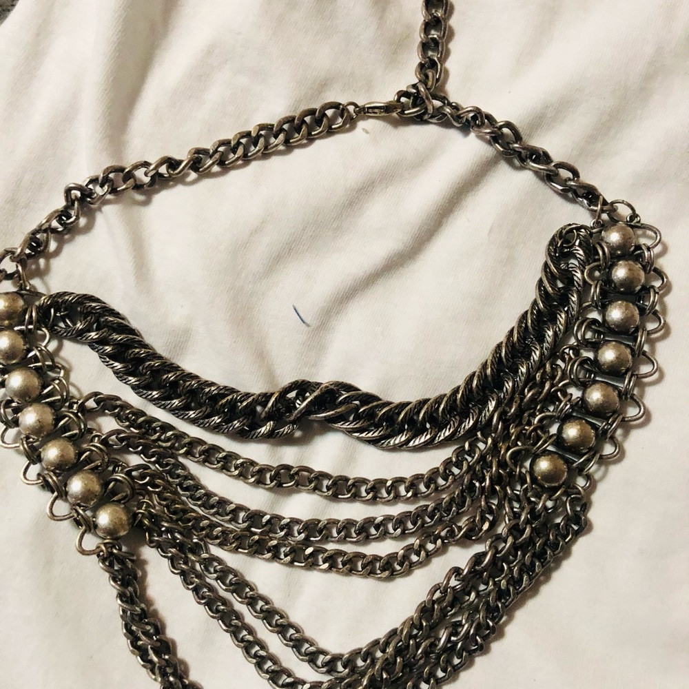 Silver Necklace or Choker